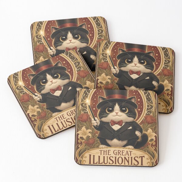 Item preview, The Great Illusionist: Art Nouveau Masterpiece designed and sold by CataosMeow.
