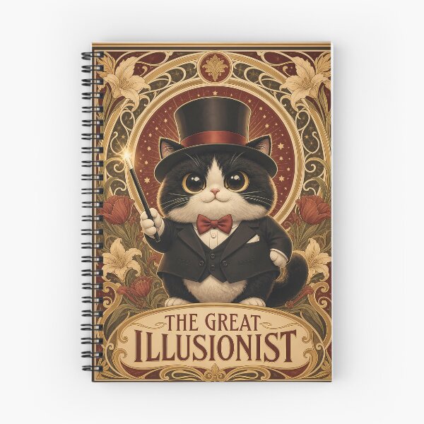 Item preview, The Great Illusionist: Art Nouveau Masterpiece designed and sold by CataosMeow.