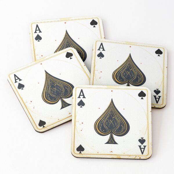 Item preview, Antique Ace of Spades Card designed and sold by HiddenLoot.