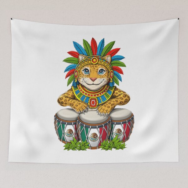 Item preview, Mexican Aztec Jaguar designed and sold by underheaven.