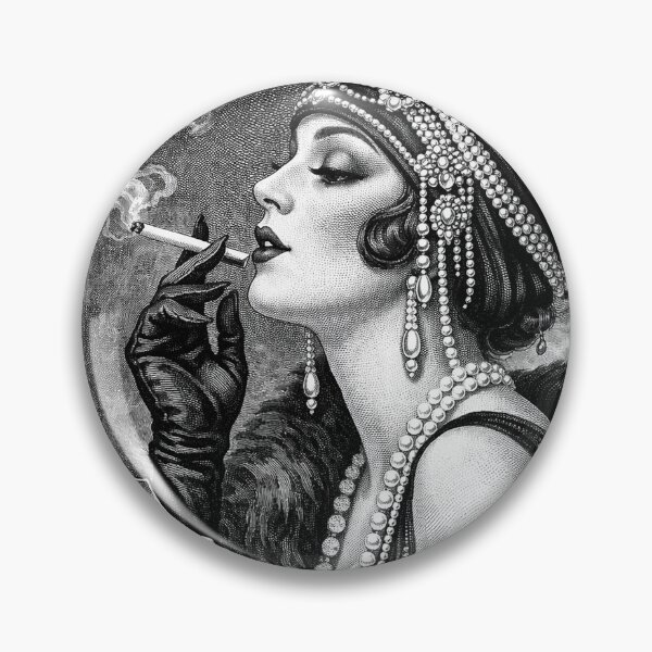Item preview, Vintage Élégance Paris Cigarette Poster designed and sold by 9xgraphics.