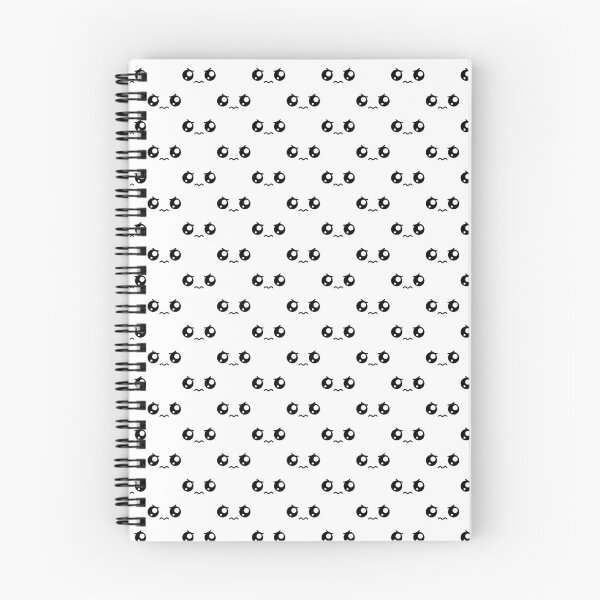 Item preview, Cute kawaii angry eyebrows face pattern designed and sold by BlushyPrint.