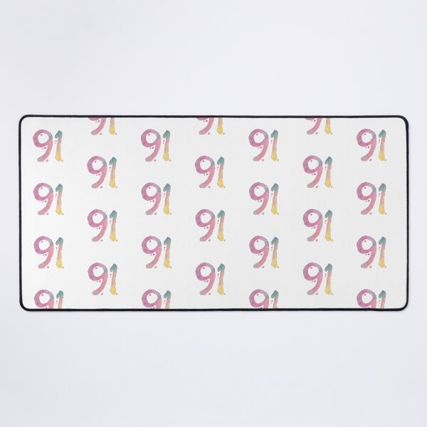 Item preview, 91th Birthday - Watercolor Number designed and sold by AquarellChill.