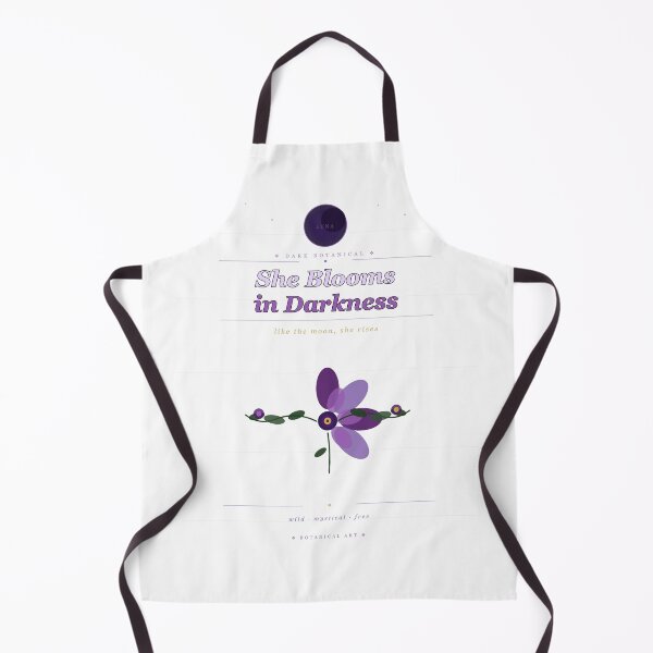 Item preview, She Blooms In Darkness Like The Moon Mystical Botanical Gift designed and sold by Mega-Shopping.