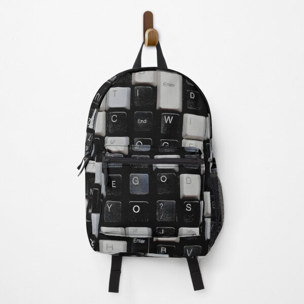 Item preview, Black White Keyboard Abstract Grid Pattern designed and sold by Peac7e.