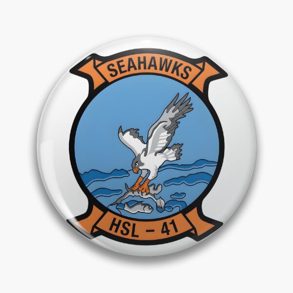 Item preview, Heritage Insignia of Helicopter Anti-Submarine Squadron Light Forty-One (HSL-41) "Seahawks" - Original Design designed and sold by CharlieDesings.