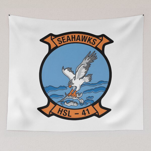 Item preview, Heritage Insignia of Helicopter Anti-Submarine Squadron Light Forty-One (HSL-41) "Seahawks" - Original Design designed and sold by CharlieDesings.
