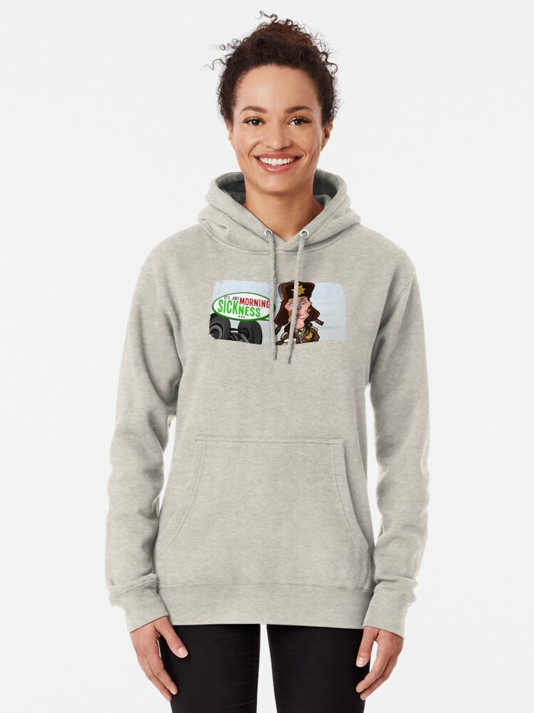 Alternate view of Morning Sickness Pullover Hoodie