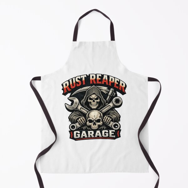 Item preview, Rust Reaper Garage Mechanic Art - Grim Reaper Skull & Wrench Design designed and sold by SasquatchTrail.