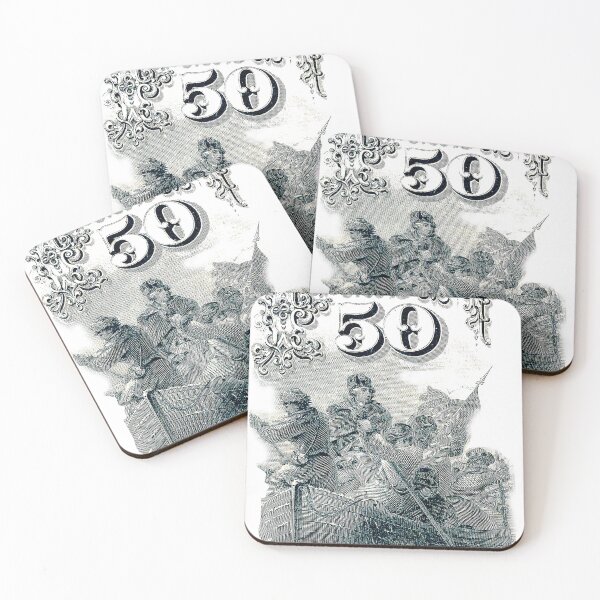Item preview, Washington Crossing the Delaware - Vintage Banknote Style designed and sold by 9xgraphics.