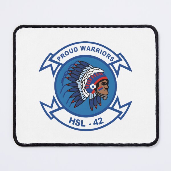 Item preview, Official Heritage Insignia of Helicopter Anti-Submarine Squadron Light Forty-Two (HSL-42) "Proud Warriors" designed and sold by CharlieDesings.