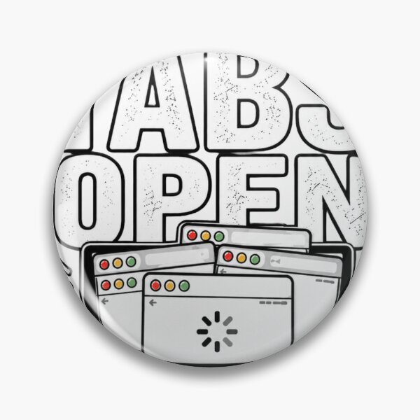 Artikelvorschau, Zu viele Tabs geöffnet. Mein Gehirn reagiert nicht. entworfen und verkauft von AgnesDream.
