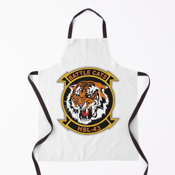 Item preview, Official Heritage Insignia of Helicopter Anti-Submarine Squadron Light Forty-Three (HSL-43) "Battle Cats" designed and sold by CharlieDesings.