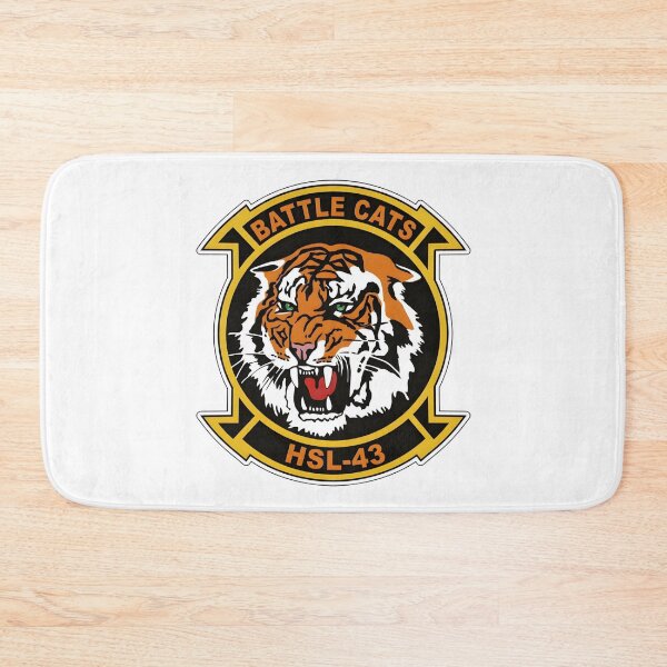 Item preview, Official Heritage Insignia of Helicopter Anti-Submarine Squadron Light Forty-Three (HSL-43) "Battle Cats" designed and sold by CharlieDesings.