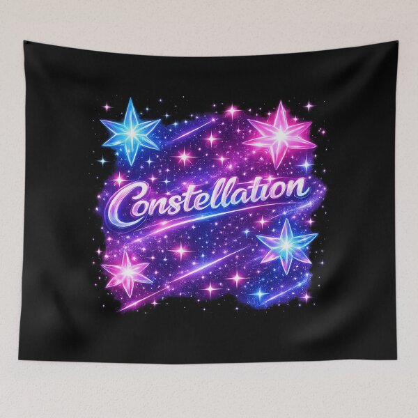 Item preview, Neon constellation “Constellation” – Luminous 3D stars in a space design designed and sold by Gletschie.