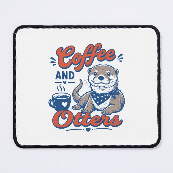 Item preview, Coffee And Otters designed and sold by gunaone-design.