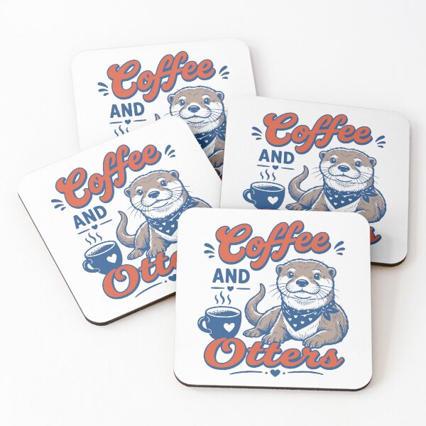 Item preview, Coffee And Otters designed and sold by gunaone-design.