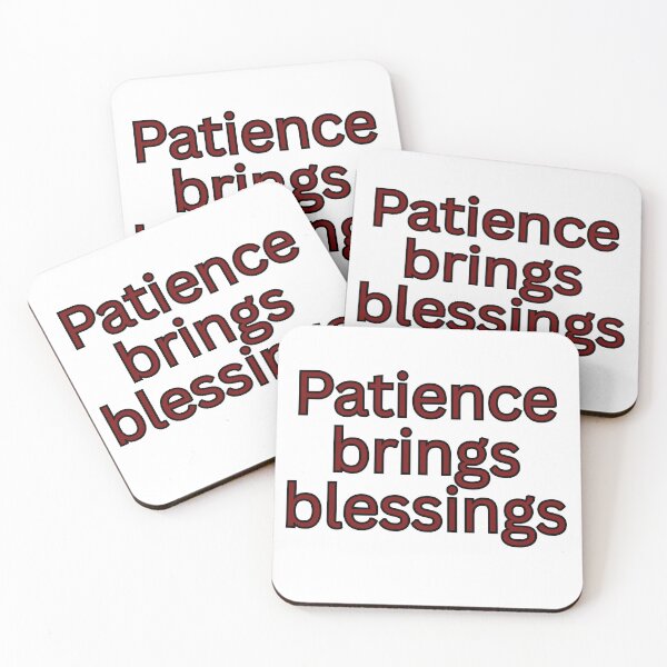 Item preview, Patience brings blessings-religious sayings designed and sold by Omer's store.