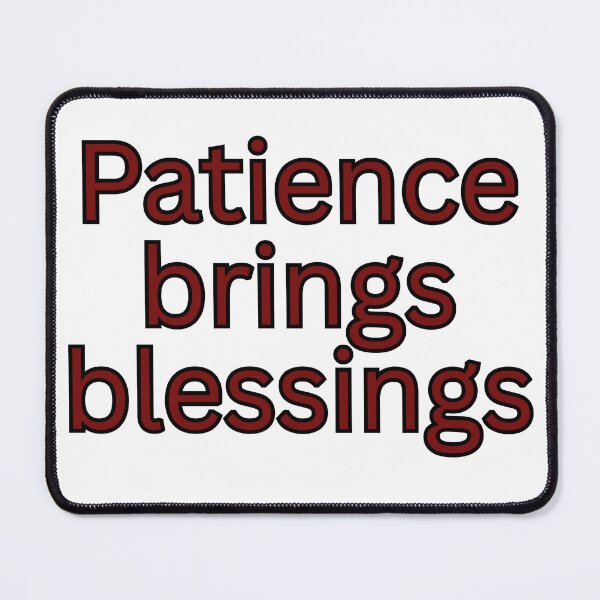 Item preview, Patience brings blessings-religious sayings designed and sold by HustlersShop77.