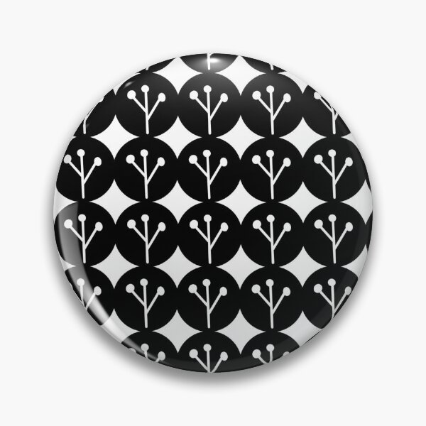 Item preview, Black and White Midcentury Doodle designed and sold by PapercutandSuch.