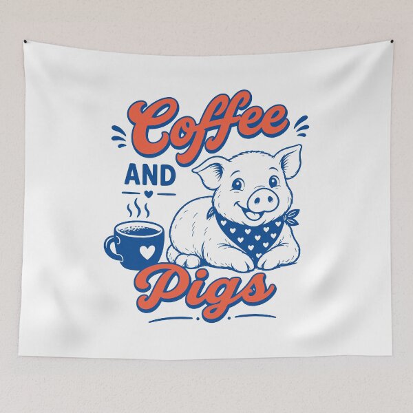 Item preview, Coffee And Pigs designed and sold by gunaone-design.