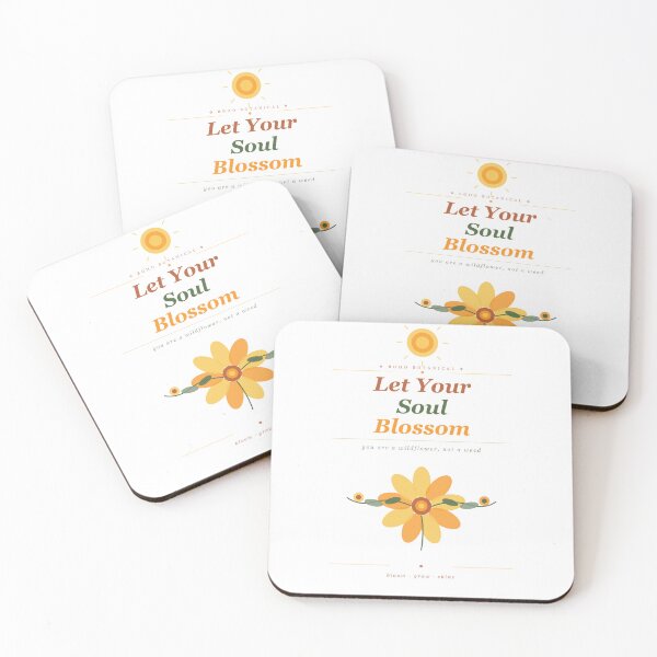 Item preview, Let Your Soul Blossom Boho Wildflower Nature Lover Gift designed and sold by Mega-Shopping.