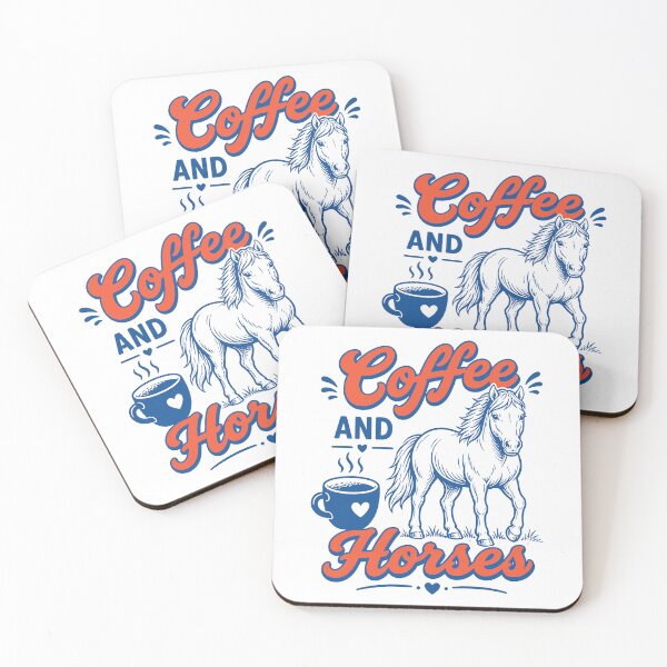 Item preview, Coffee And Horses designed and sold by gunaone-design.