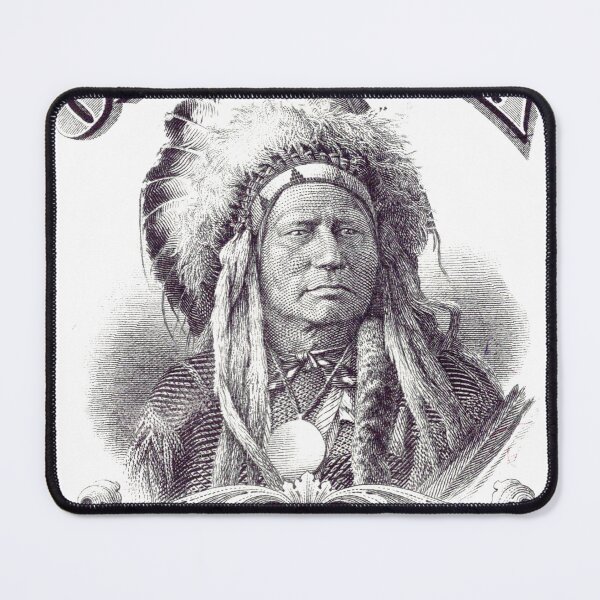 Item preview, Vintage 1899 Five Dollar Chief - Silver Certificate Engraving designed and sold by 9xgraphics.