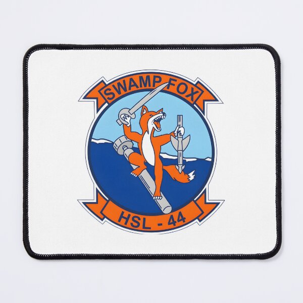 Item preview, Official Heritage Insignia of Helicopter Anti-Submarine Squadron Light Forty-Four (HSL-44) "Swamp Fox" designed and sold by CharlieDesings.