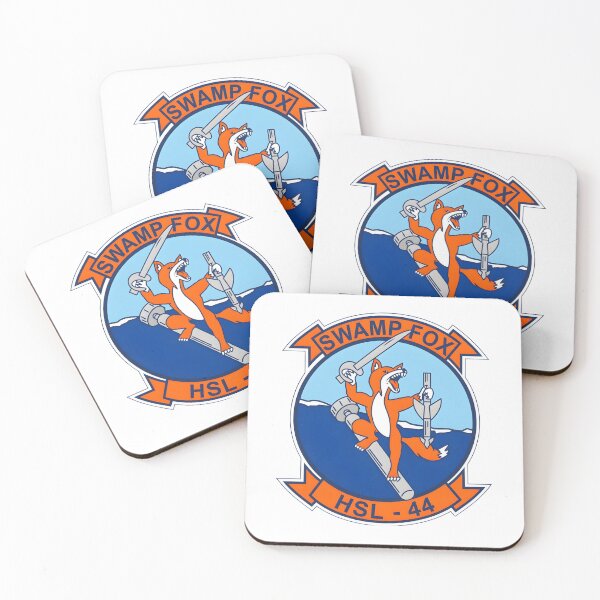 Item preview, Official Heritage Insignia of Helicopter Anti-Submarine Squadron Light Forty-Four (HSL-44) "Swamp Fox" designed and sold by CharlieDesings.