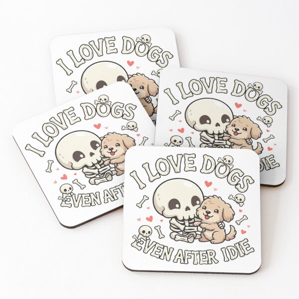 Item preview, Skeleton Hugging Dog Forever Beyond the Grave designed and sold by LOLKart.