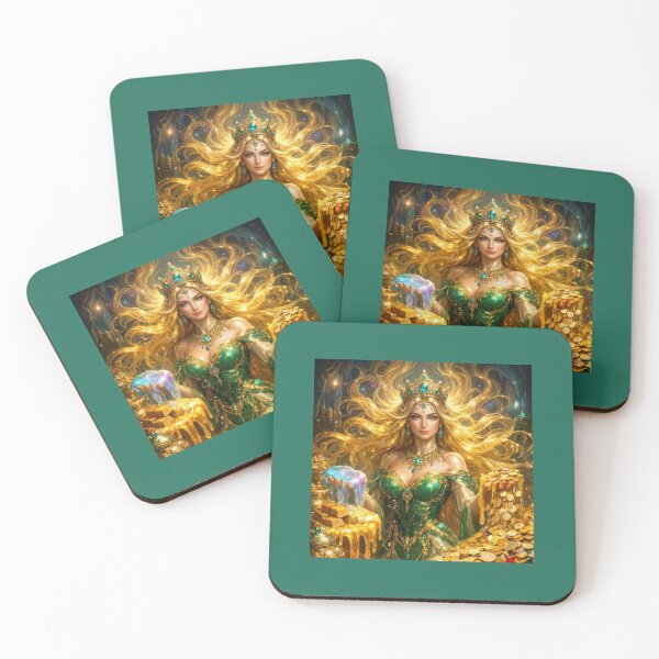 Item preview, The Emerald Lady of Fluid Treasures. designed and sold by JoyNest = "The nest of joy".