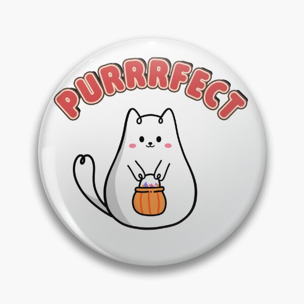 Item preview, Purrrfect Cute White  Cat Design designed and sold by yellowpumkin.