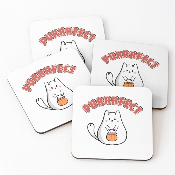 Item preview, Purrrfect Cute White  Cat Design designed and sold by yellowpumkin.
