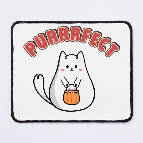 Item preview, Purrrfect Cute White Cat Design designed and sold by yellowpumkin.