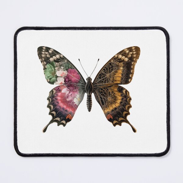 Item preview, Butterfly and flowers  designed and sold by uunaa.
