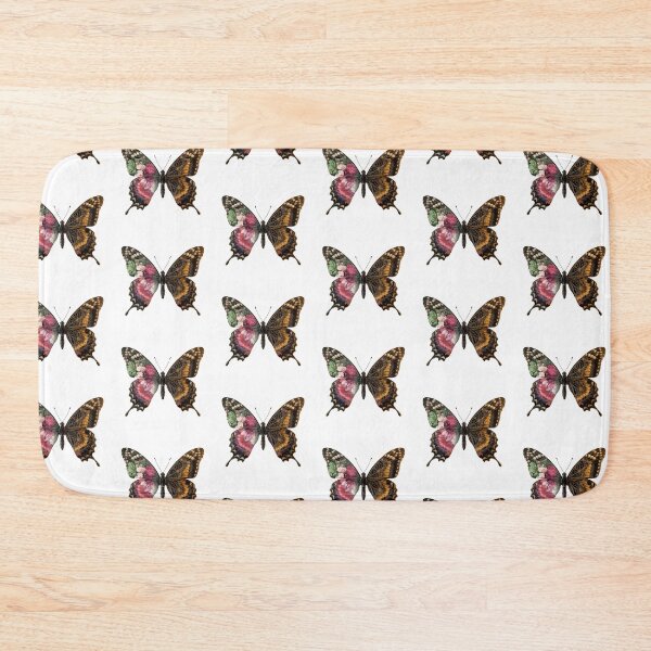 Item preview, Butterfly and flowers  designed and sold by uunaa.