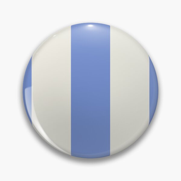 Item preview, Large DANUBE BLUE and CREAM Vertical STRIPES designed and sold by RachelMacht.