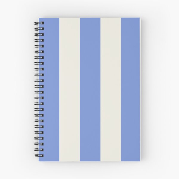 Item preview, Large DANUBE BLUE and CREAM Vertical STRIPES designed and sold by RachelMacht.
