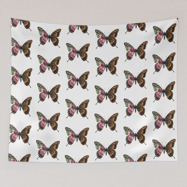 Item preview, Butterfly and flowers  designed and sold by uunaa.