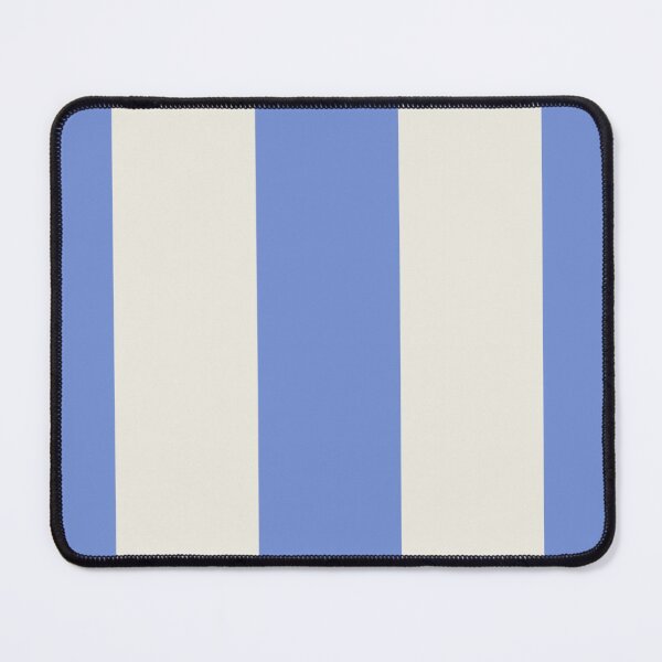 Item preview, Large DANUBE BLUE and CREAM Vertical STRIPES designed and sold by RachelMacht.