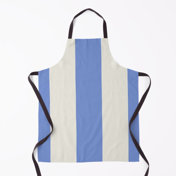 Item preview, Large DANUBE BLUE and CREAM Vertical STRIPES designed and sold by RachelMacht.