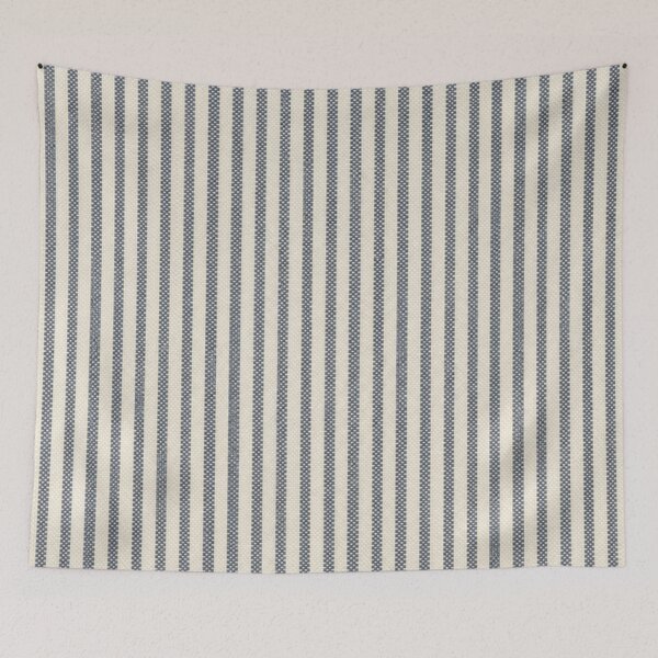Item preview, Navy & Off‑White Vertical Stripe Pattern designed and sold by MyTutina.