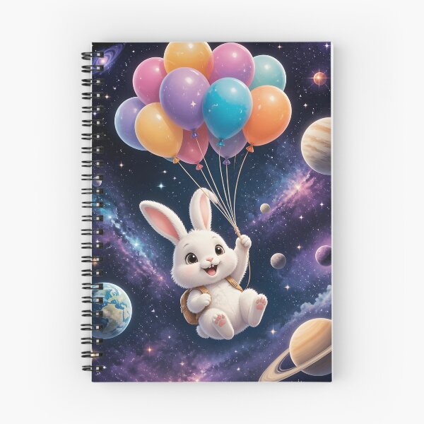 Item preview, a bunny in space designed and sold by EdicionesJML.