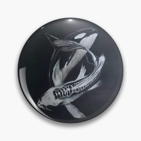 Item preview, Killer Whale X Ghost Koi designed and sold by PIPPIN’S PRINTS.