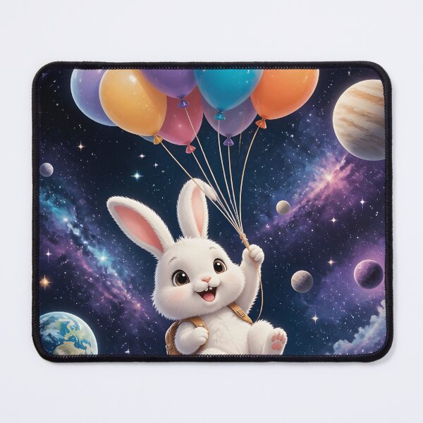 Item preview, a bunny in space designed and sold by EdicionesJML.