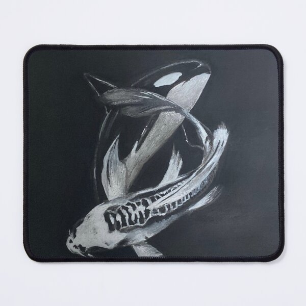 Item preview, Killer Whale X Ghost Koi designed and sold by PIPPIN’S PRINTS.