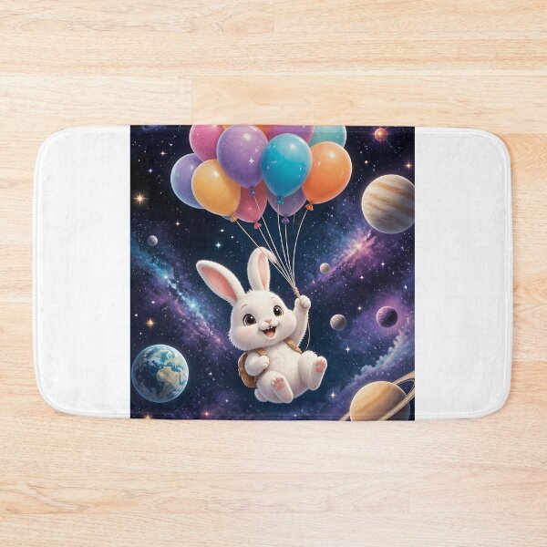 Item preview, a bunny in space designed and sold by EdicionesJML.