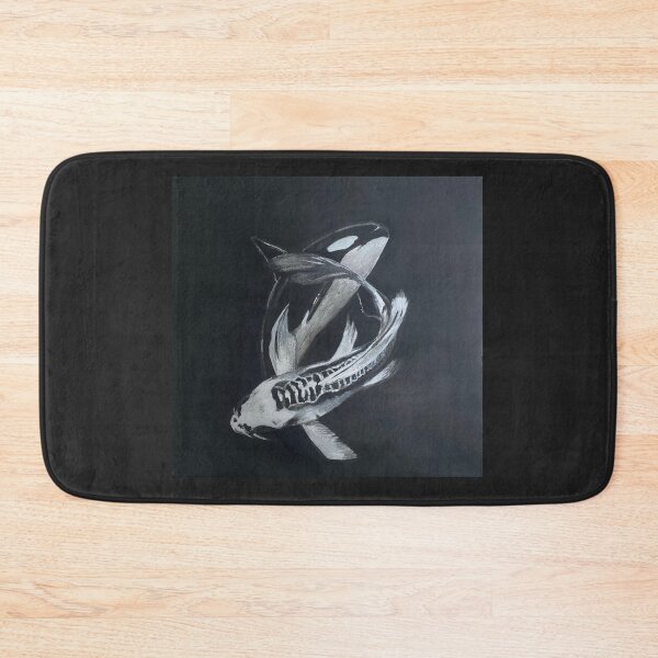 Item preview, Killer Whale X Ghost Koi designed and sold by PIPPIN’S PRINTS.