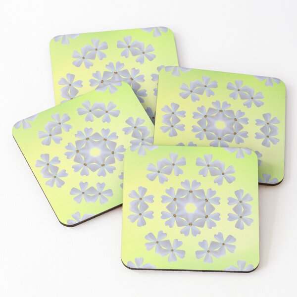 Item preview, White Phlox Floral Mandala – Fresh Green Botanical Design designed and sold by SilentBloomLab.